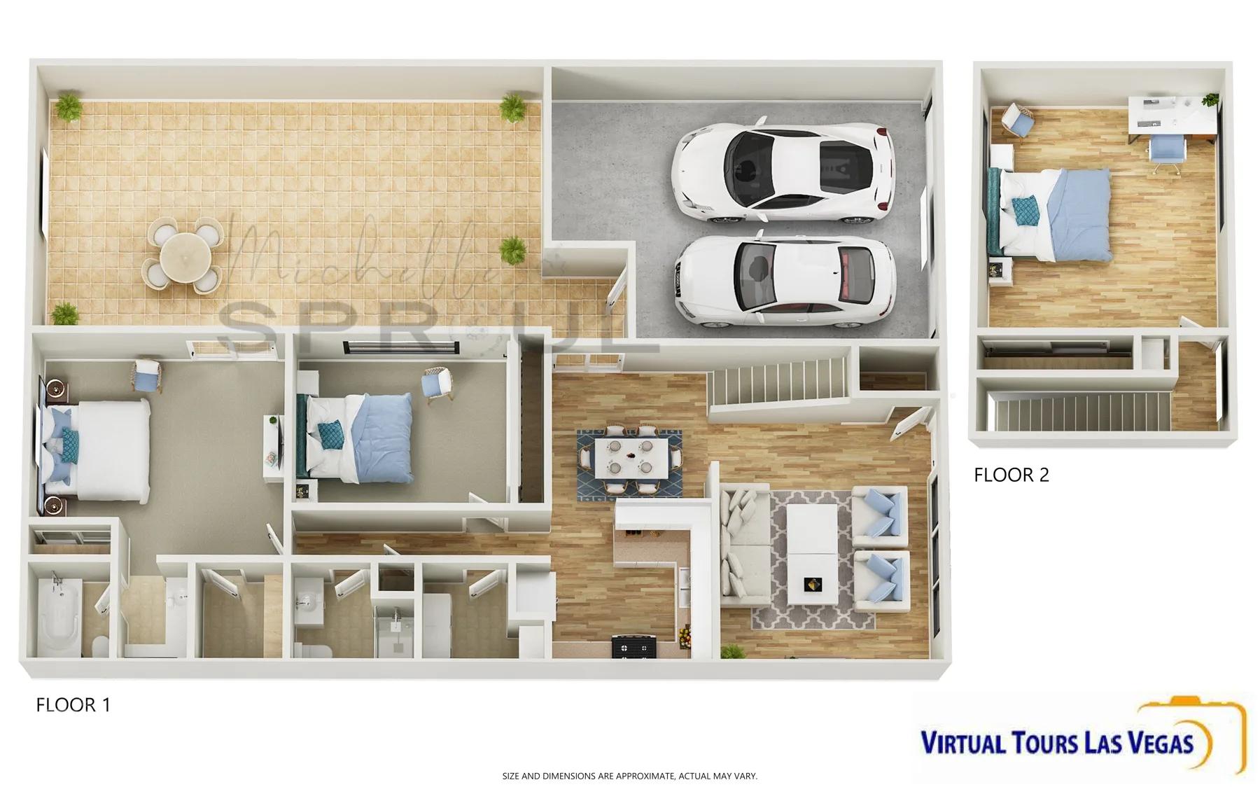 Braewood Heritage Square Las Vegas 1,648 Sq Ft Floor Plan