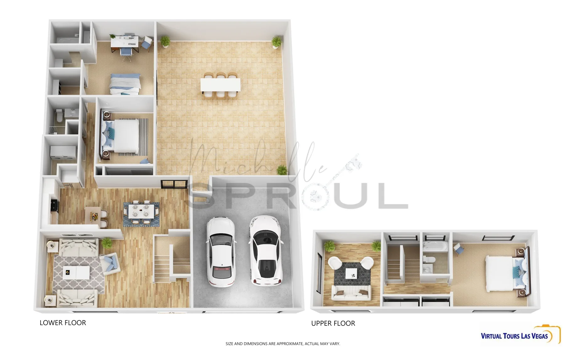 Braewood Heritage Square Las Vegas 2,140 Sq Ft Floor Plan