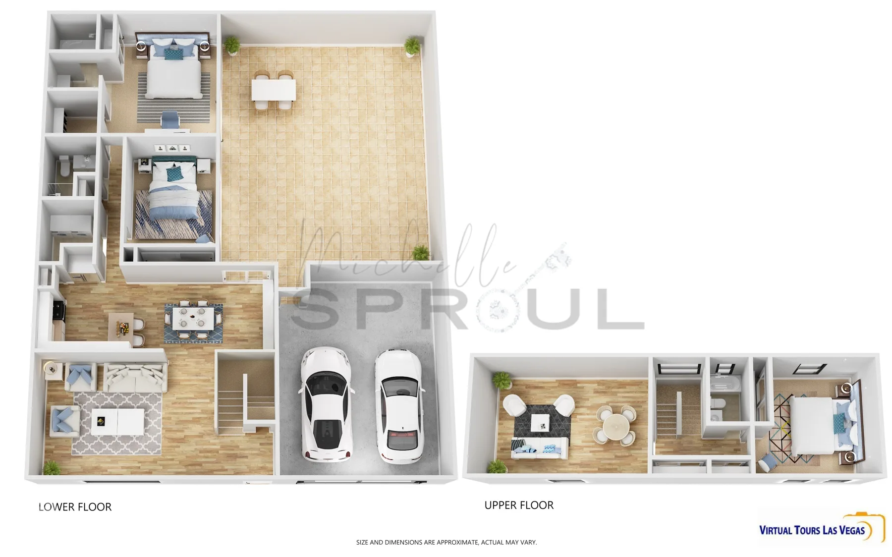 Braewood Heritage Square Las Vegas 2,263 Sq Ft Floor Plan